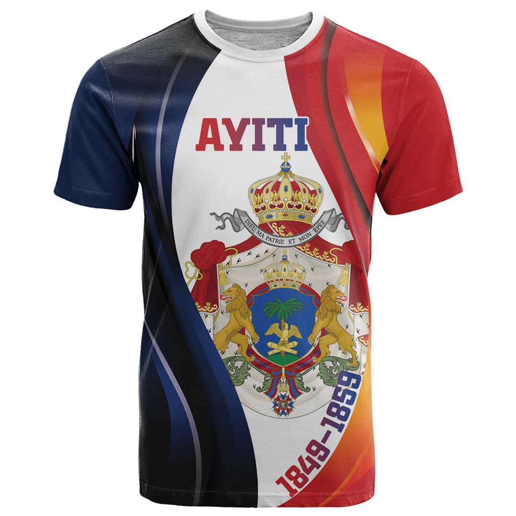 Personalized Second Empire of Haiti 1849-1859 T-Shirt Dieu Ma Patrie Et Mon Epee Graphic Tee