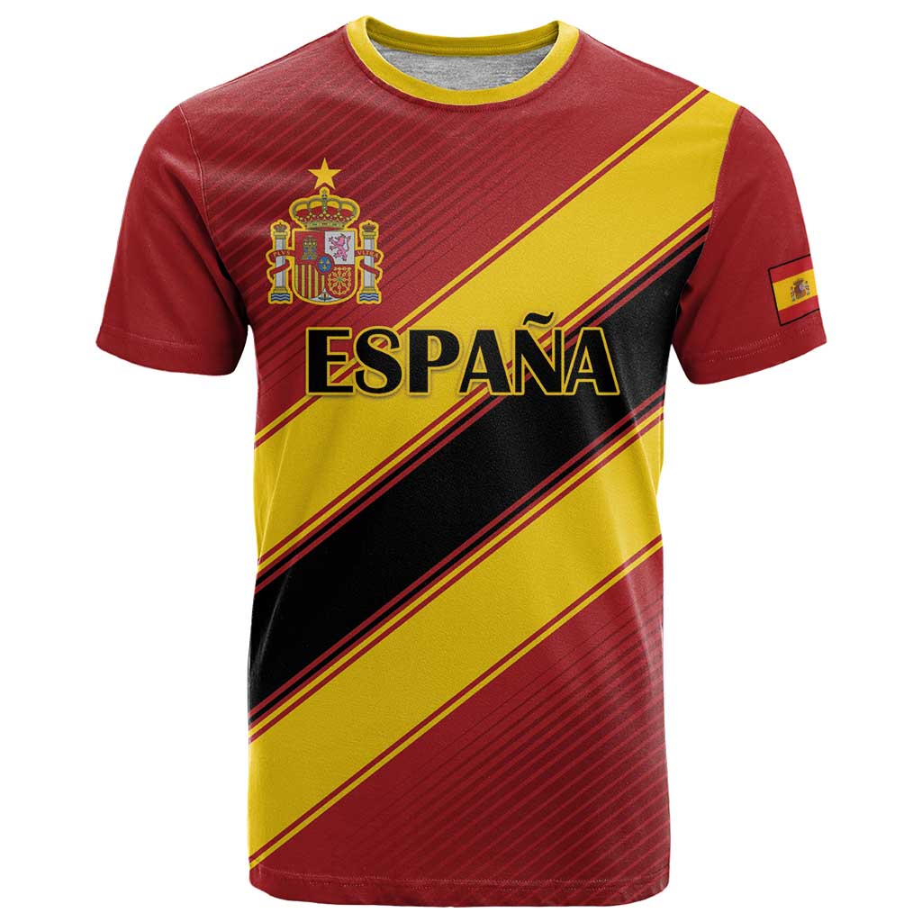 Custom Spain Football T-Shirt Come On La Roja Sporty Style Graphic Tee