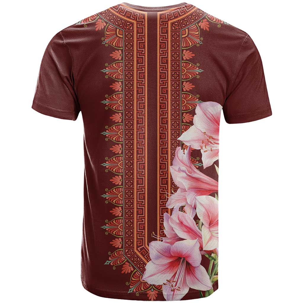 Africa Dashiki T-Shirt With Belladonna Lily Graphic Tee