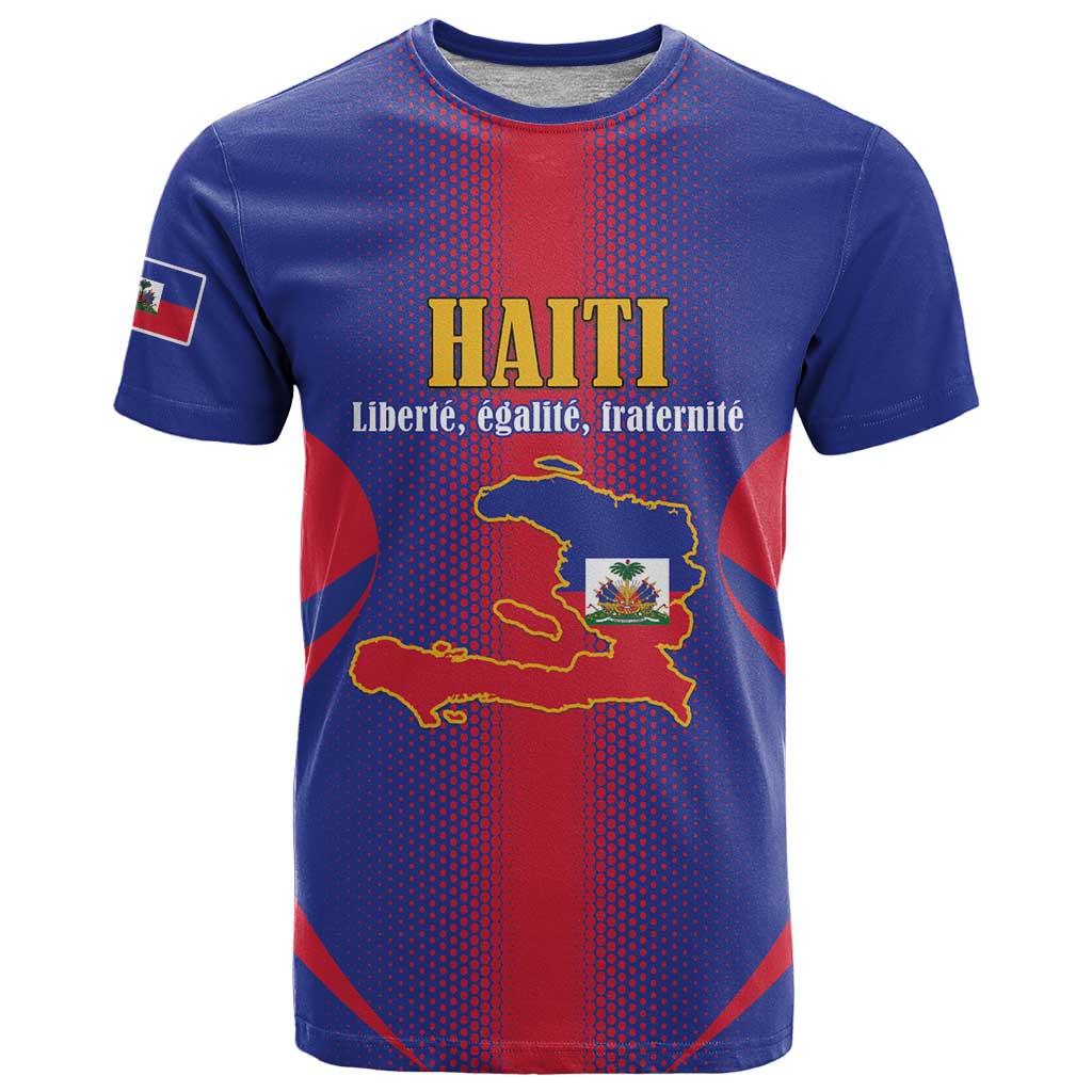 Haiti Pride Personalized T-Shirt Neg Marron Haitian Heritage Graphic Tee