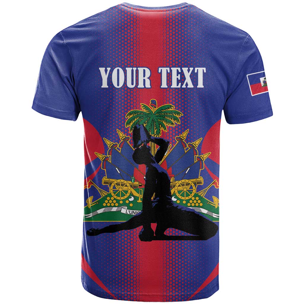 Haiti Pride Personalized T-Shirt Neg Marron Haitian Heritage Graphic Tee