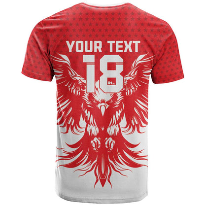 Custom Tunisia Football T-Shirt Eagles of Carthage Spirit Graphic Tee