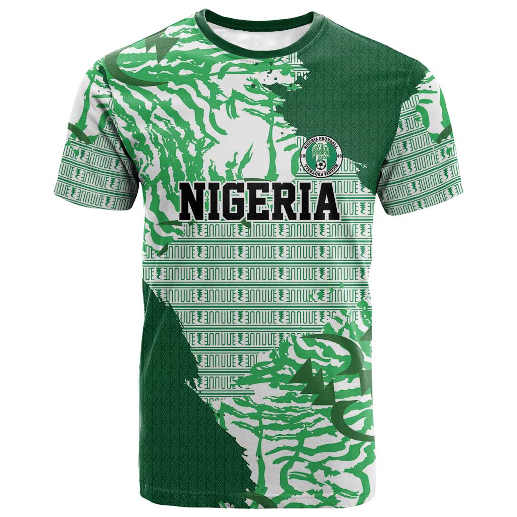 Custom Nigeria Fooball T-Shirt Super Eagles National Pride Graphic Tee