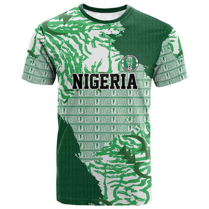 Custom Nigeria Fooball T-Shirt Super Eagles National Pride Graphic Tee