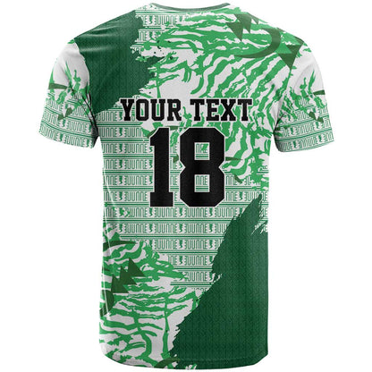 Custom Nigeria Fooball T-Shirt Super Eagles National Pride Graphic Tee