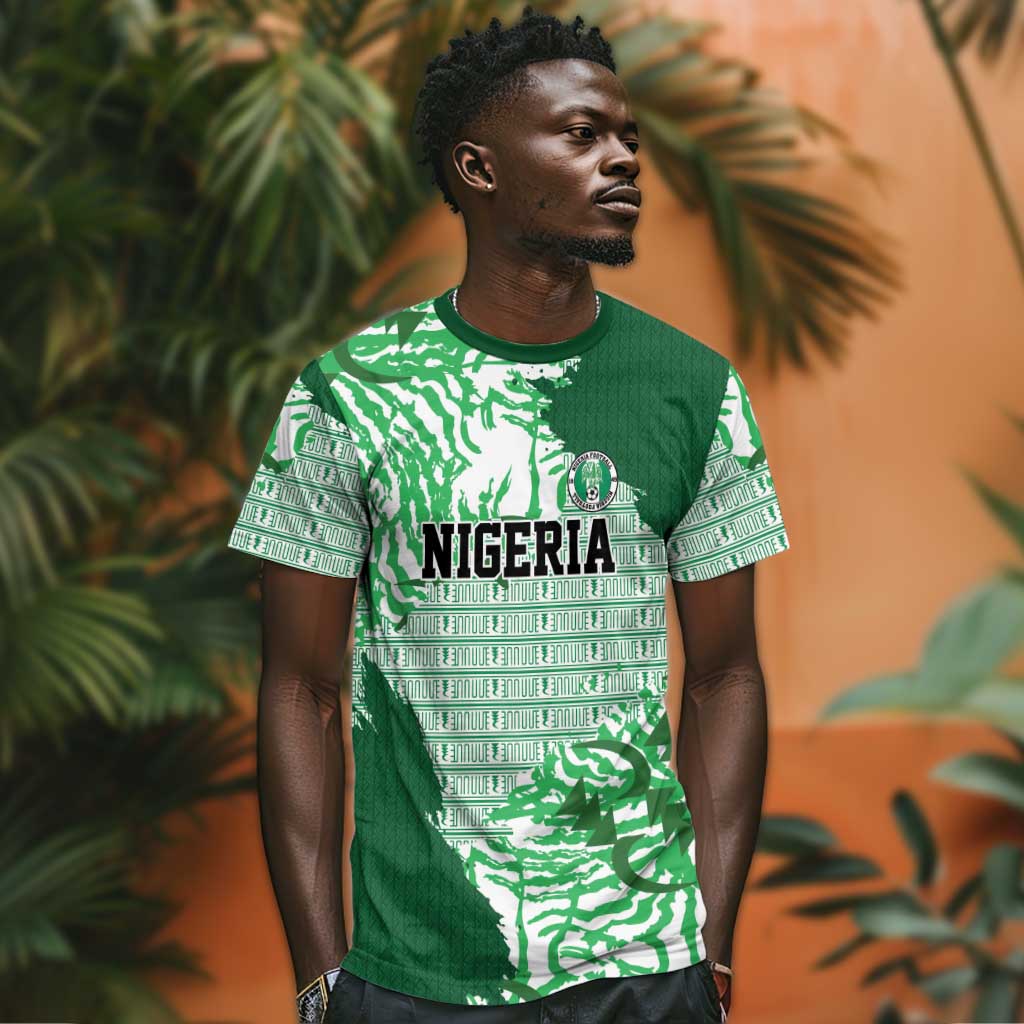 Custom Nigeria Fooball T-Shirt Super Eagles National Pride Graphic Tee