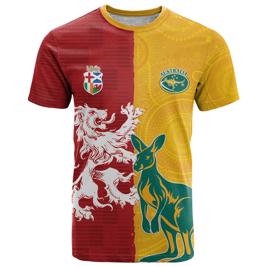 Custom British Lions Australia T-Shirt Unique Style Graphic Tee