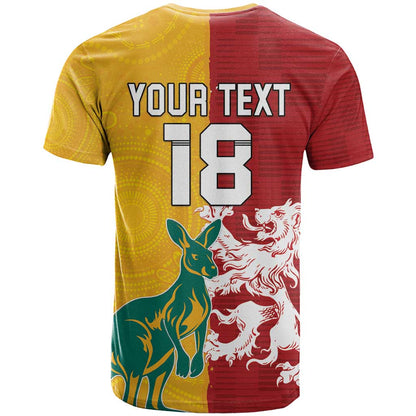 Custom British Lions Australia T-Shirt Unique Style Graphic Tee