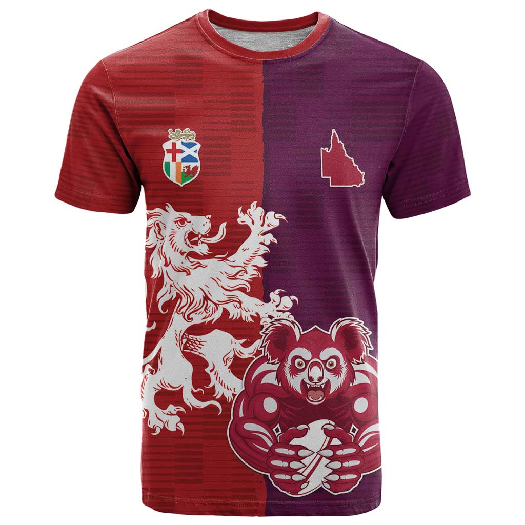 Custom British Lions Brumbies T-Shirt Unique Style Graphic Tee