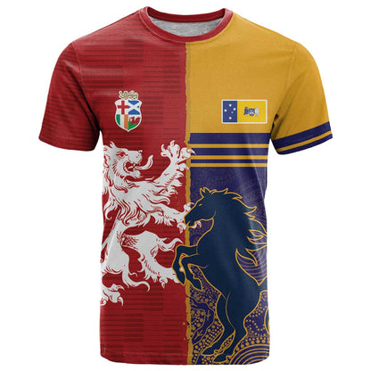 Custom British Lions Queensland T-Shirt Unique Style Graphic Tee