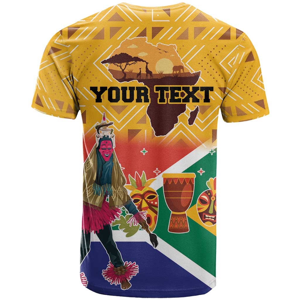 Personalized South Africa Heritage Day T-Shirt With Traditional Dancer Graphic Tee