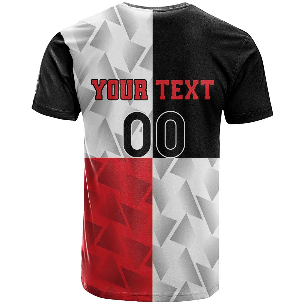 Custom Malta Rugby T-Shirt L-imtaten Go Champions Graphic Tee