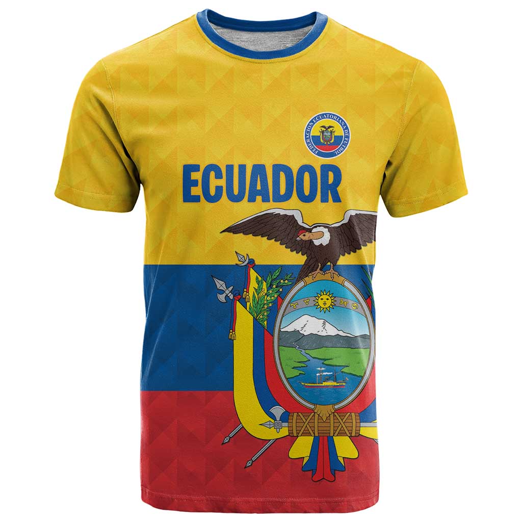 Ecuador Football Custom T-Shirt La Tricolor Pride Graphic Tee