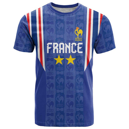 Custom France Football T-Shirt Les Bleus Glory Road to 2026 Graphic Tee