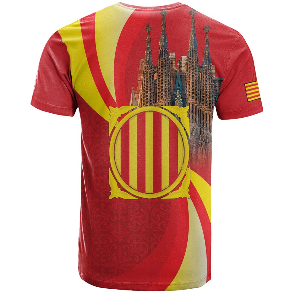 Catalonia Spain T-Shirt Basilica de la Sagrada Familia Graphic Tee