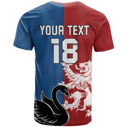 Custom British Lions Western Force T-Shirt Unique Style Graphic Tee