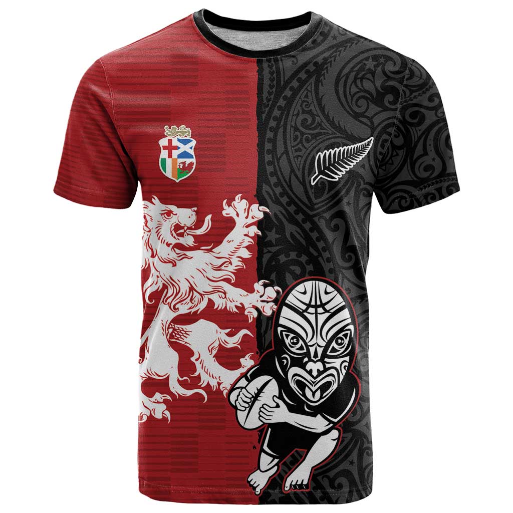 Custom British Lions New Zealand T-Shirt Unique Style Graphic Tee