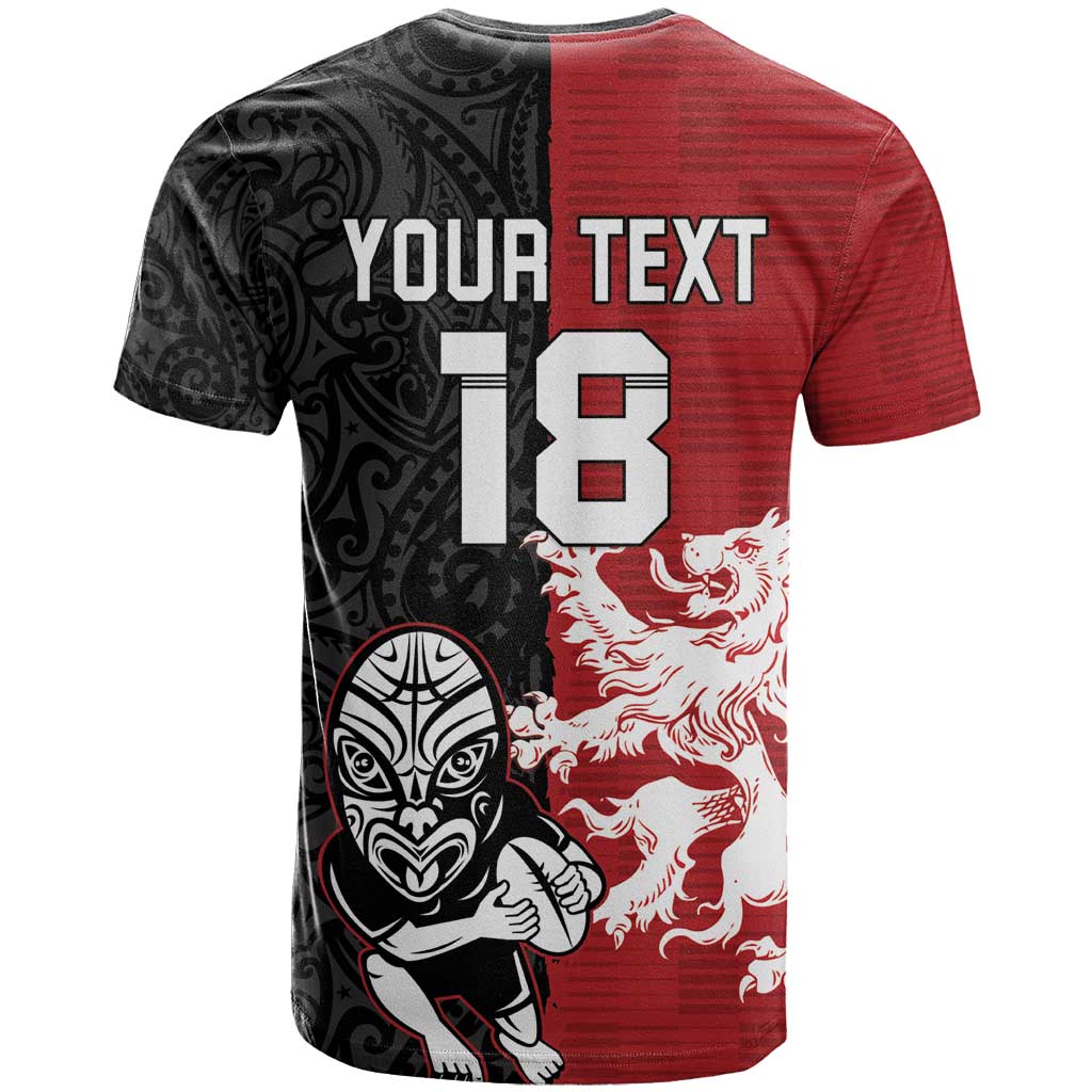Custom British Lions New Zealand T-Shirt Unique Style Graphic Tee