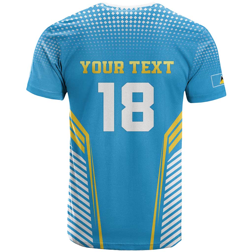 Custom Saint Lucia Kings Cricket T-Shirt Beinspired Go Champion Graphic Tee