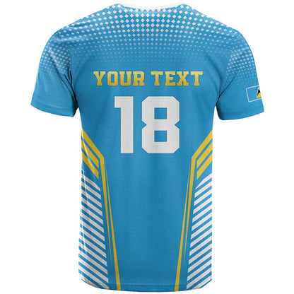 Custom Saint Lucia Kings Cricket T-Shirt Beinspired Go Champion Graphic Tee