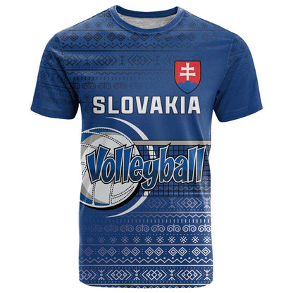 Custom Slovakia Volleyball T-Shirt Come On Repre Graphic Tee