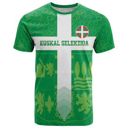Custom Basque Euskadi Football T-Shirt Euskal Selekzioa Go Champion Graphic Tee