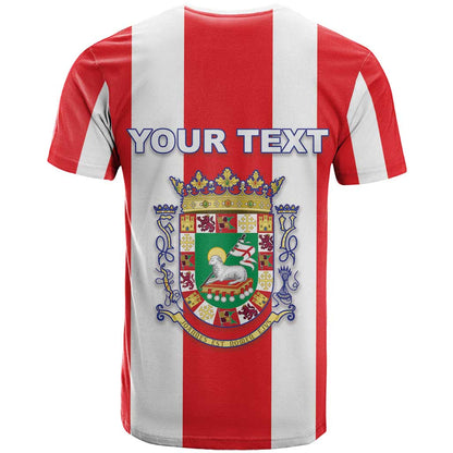 Personalized Puerto Rico Coat Of Arms T-Shirt Graphic Tee