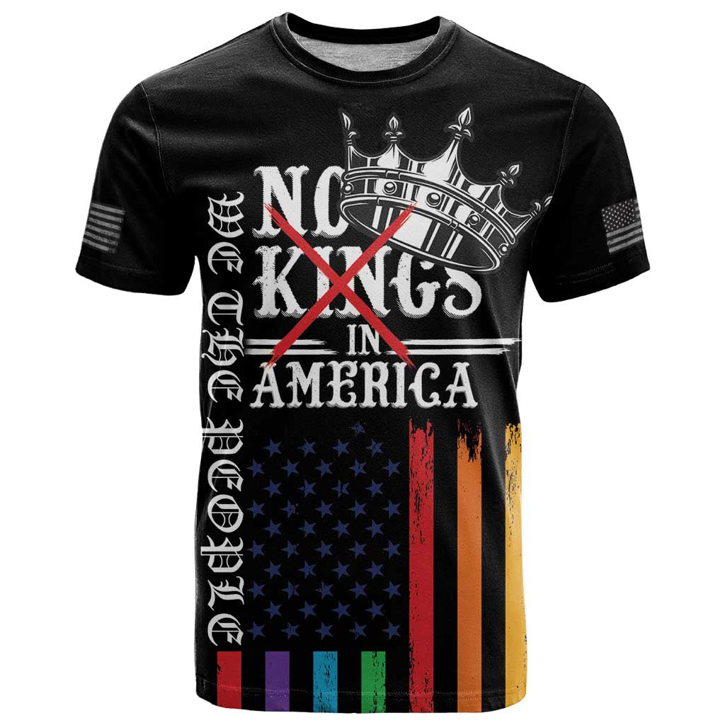 No Kings In America LGBT T-Shirt We the People Say No Graphic Tee
