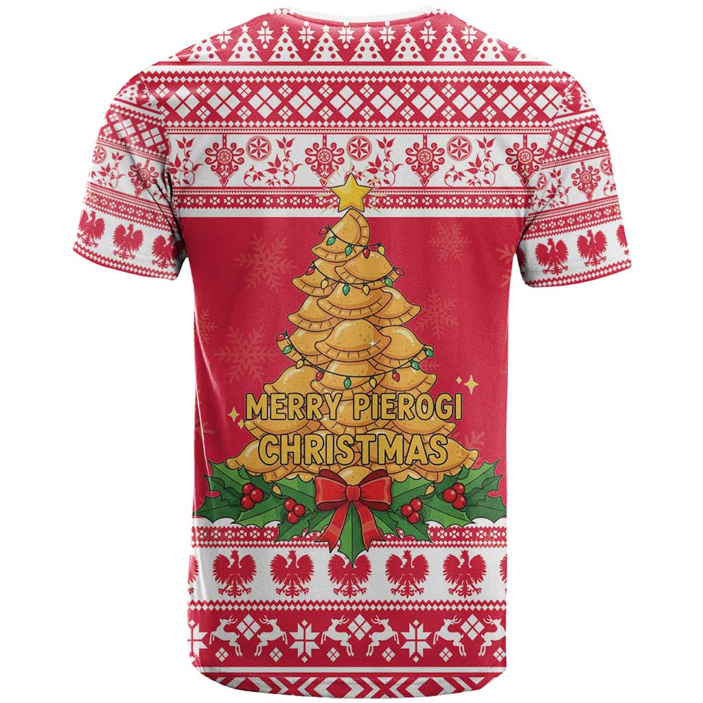 Poland Christmas T-Shirt Oh Pierogi Tree Graphic Tee