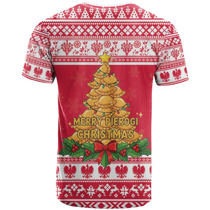 Poland Christmas T-Shirt Oh Pierogi Tree Graphic Tee