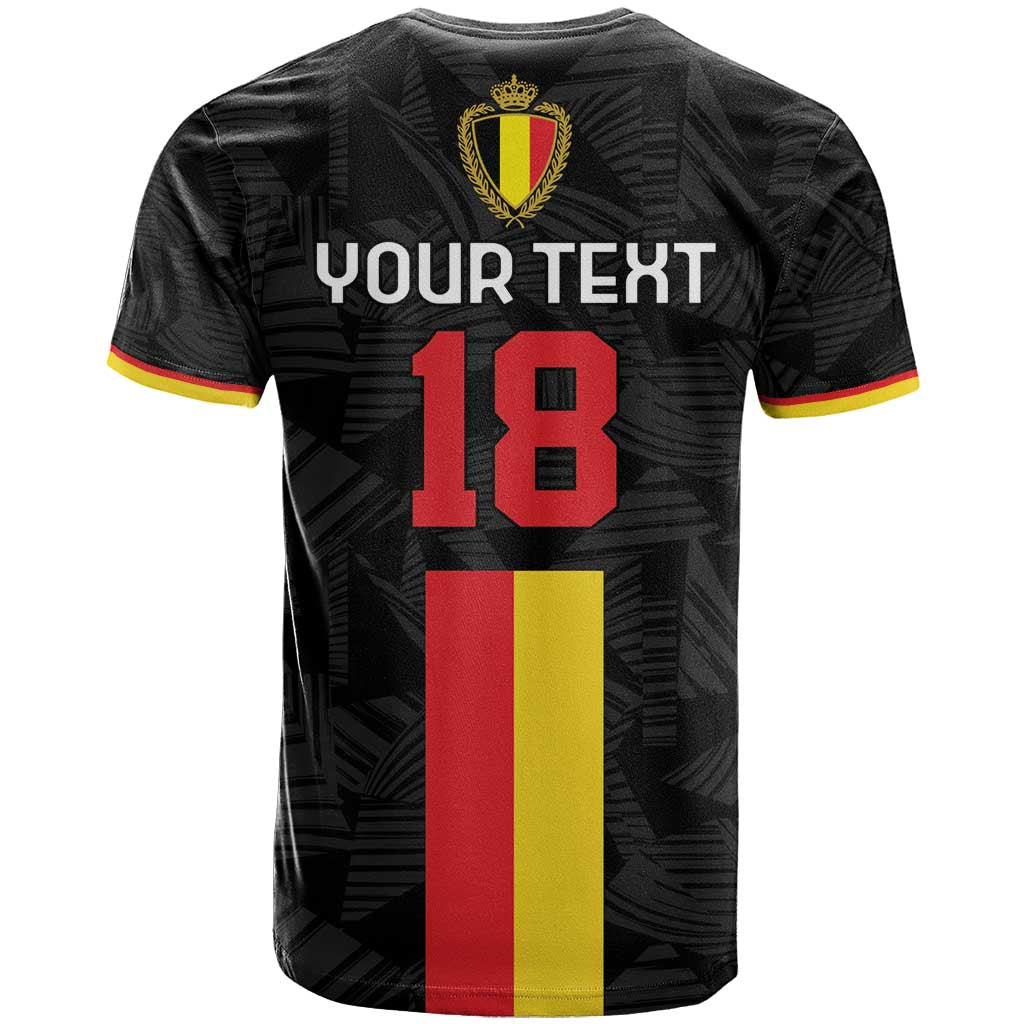 Custom Belgium Football T-Shirt De Rode Duivels Graphic Tee