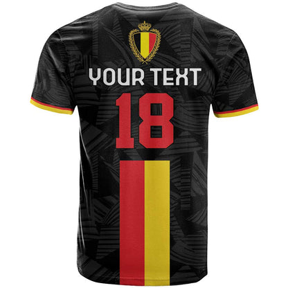 Custom Belgium Football T-Shirt De Rode Duivels Graphic Tee