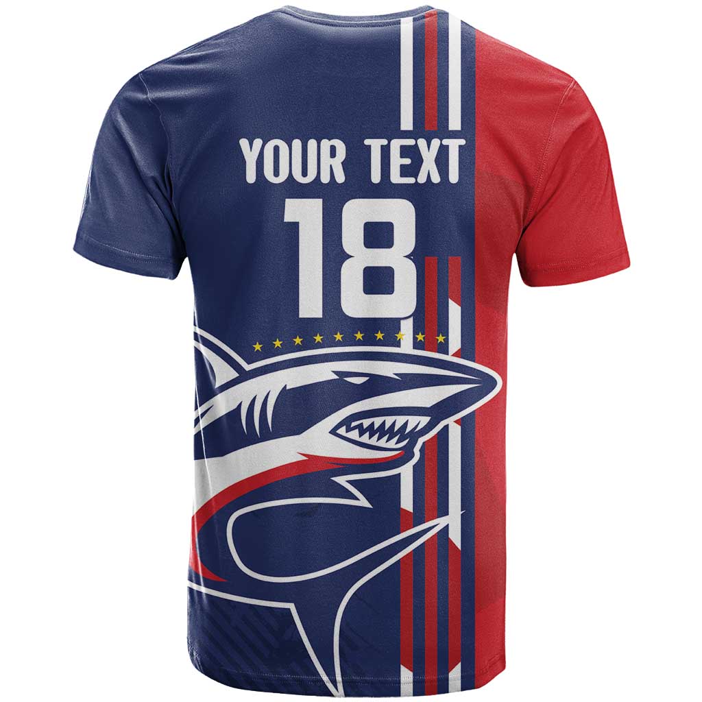 Cape Verde Football Custom T-Shirt Tubaroes Azuis Pride Graphic Tee