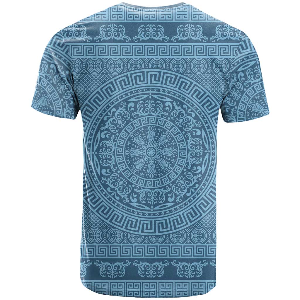 Greek Key Pattern T-Shirt Ancient Meander Geometric Art Graphic Tee
