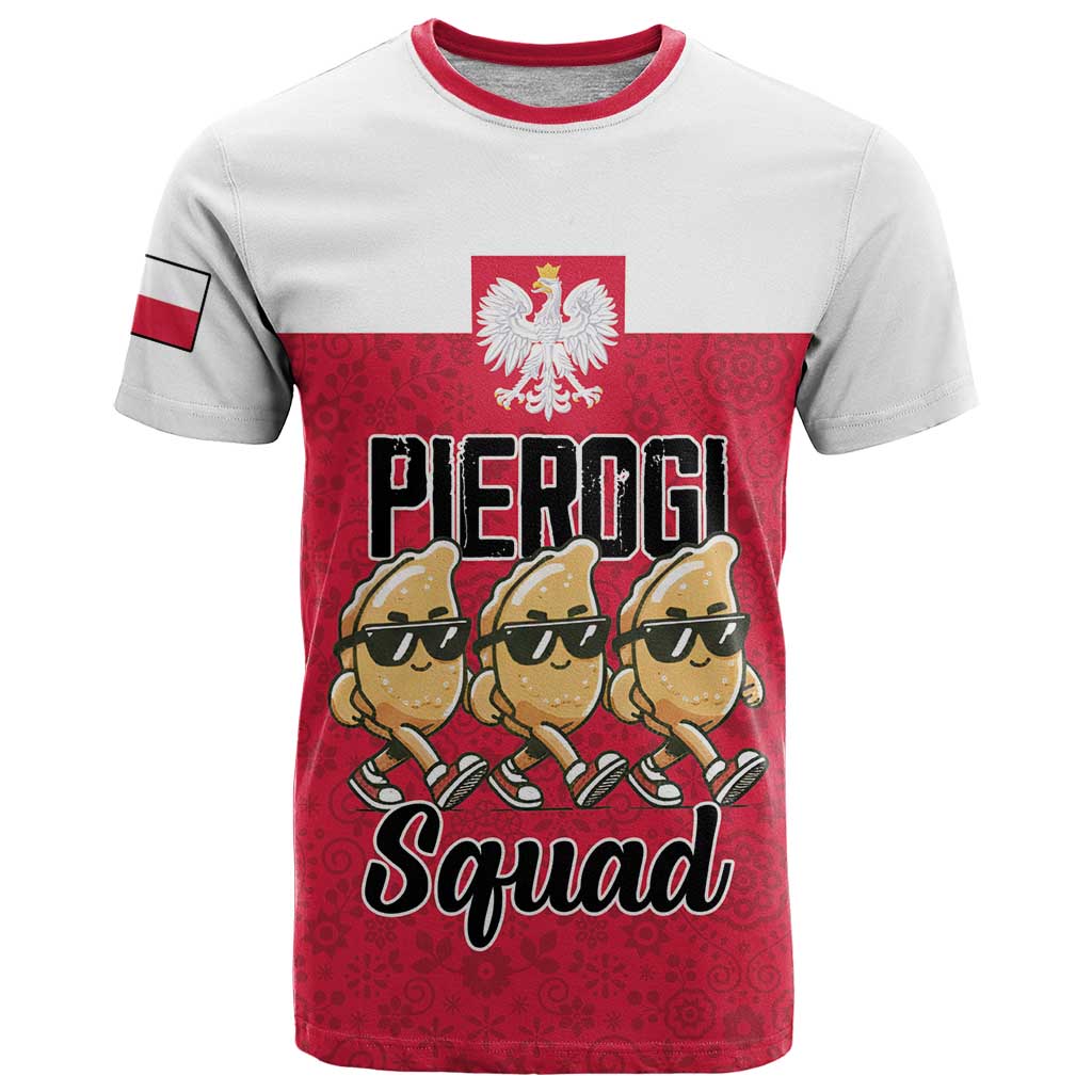 Funny Pierogi Squad T-Shirt Polish Pride Food Humor Graphic Tee