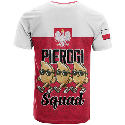 Funny Pierogi Squad T-Shirt Polish Pride Food Humor Graphic Tee