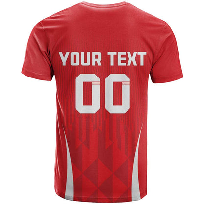 Custom Poland Volleyball T-Shirt BialoCzerwoni Go Champions Graphic Tee