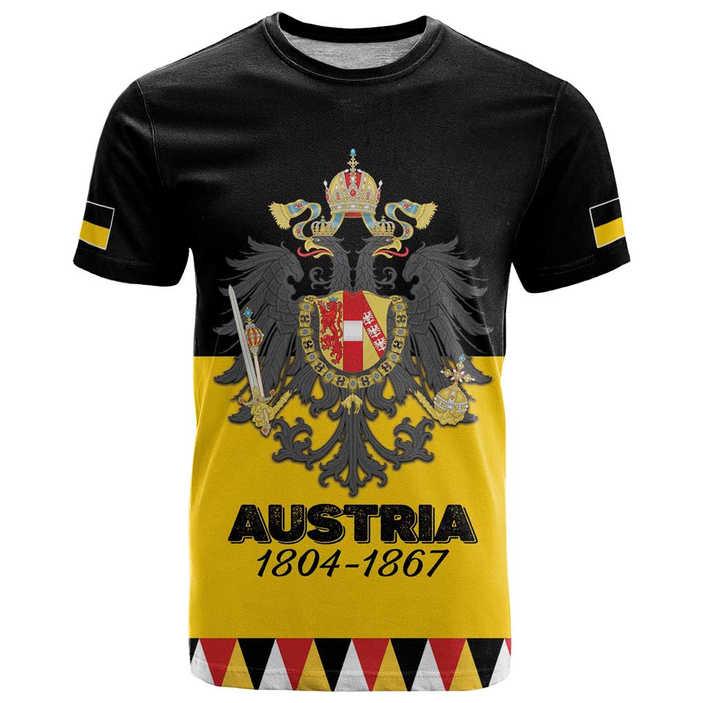 Austrian Empire 18041867 T-Shirt Flag Style Graphic Tee