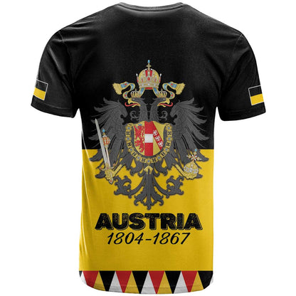 Austrian Empire 18041867 T-Shirt Flag Style Graphic Tee