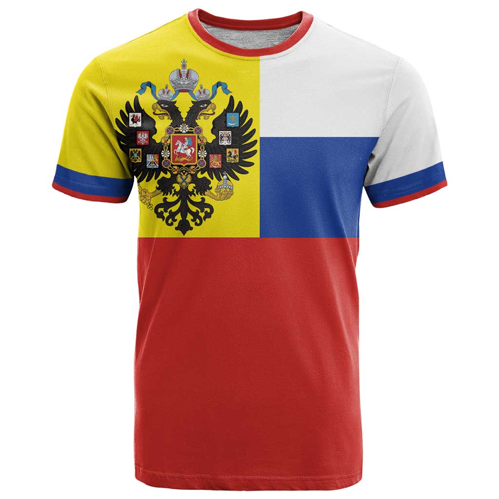 Russian Empire 17211917 T-Shirt Flag Style Graphic Tee