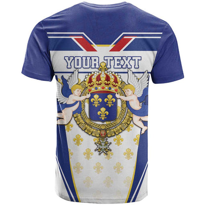 Personalized French Colonial Empire T-Shirt Royal Standard of France Graphic Tee