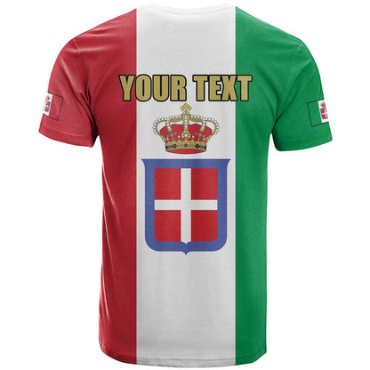 Personalized Italian Empire 1882-1960 T-Shirt Flag Color Inspiration Graphic Tee