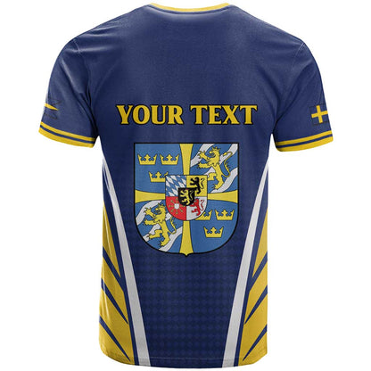 Personalized Swedish Empire 1611-1721 T-Shirt Flag Color Inspiration Graphic Tee