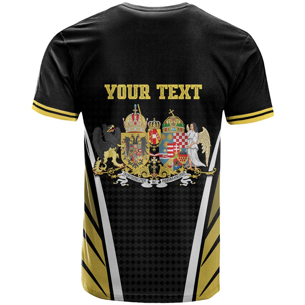 Personalized Austro-Hungarian Empire 1867-1918 T-Shirt Flag Color Inspiration Graphic Tee