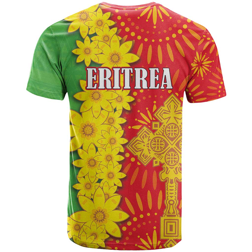 Eritrea Enkutatash Dashiki T-Shirt With Folk Pattern Graphic Tee