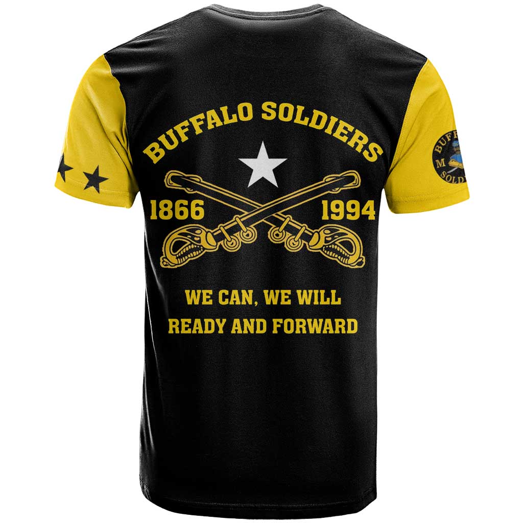 Personalized Buffalo Soldier T-Shirt We Can We Will Ready And Forward Graphic Tee