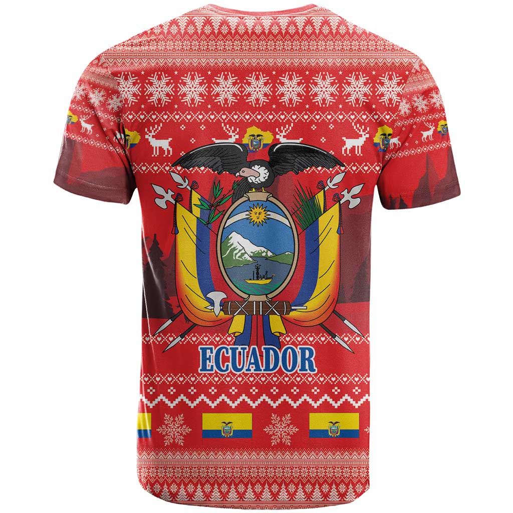 Ecuador Andean Condor Christmas T-Shirt Dios Patria y Libertad Graphic Tee