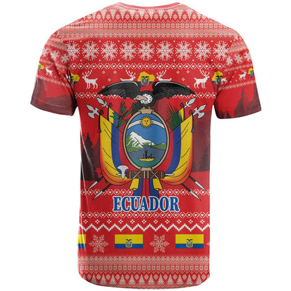 Ecuador Andean Condor Christmas T-Shirt Dios Patria y Libertad Graphic Tee