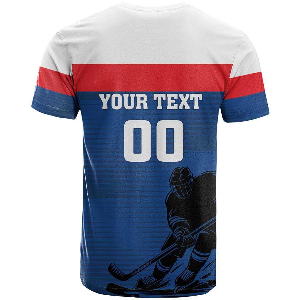 Custom Slovakia Hockey T-Shirt Go Nasi Chlapci Graphic Tee