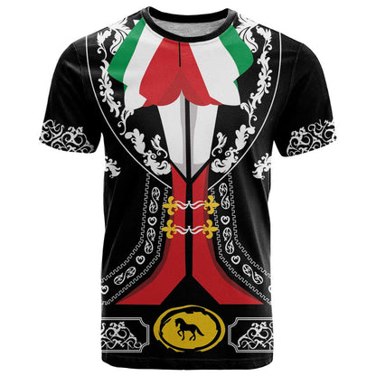 Mexican Trajes Charros Costume T-Shirt Graphic Tee